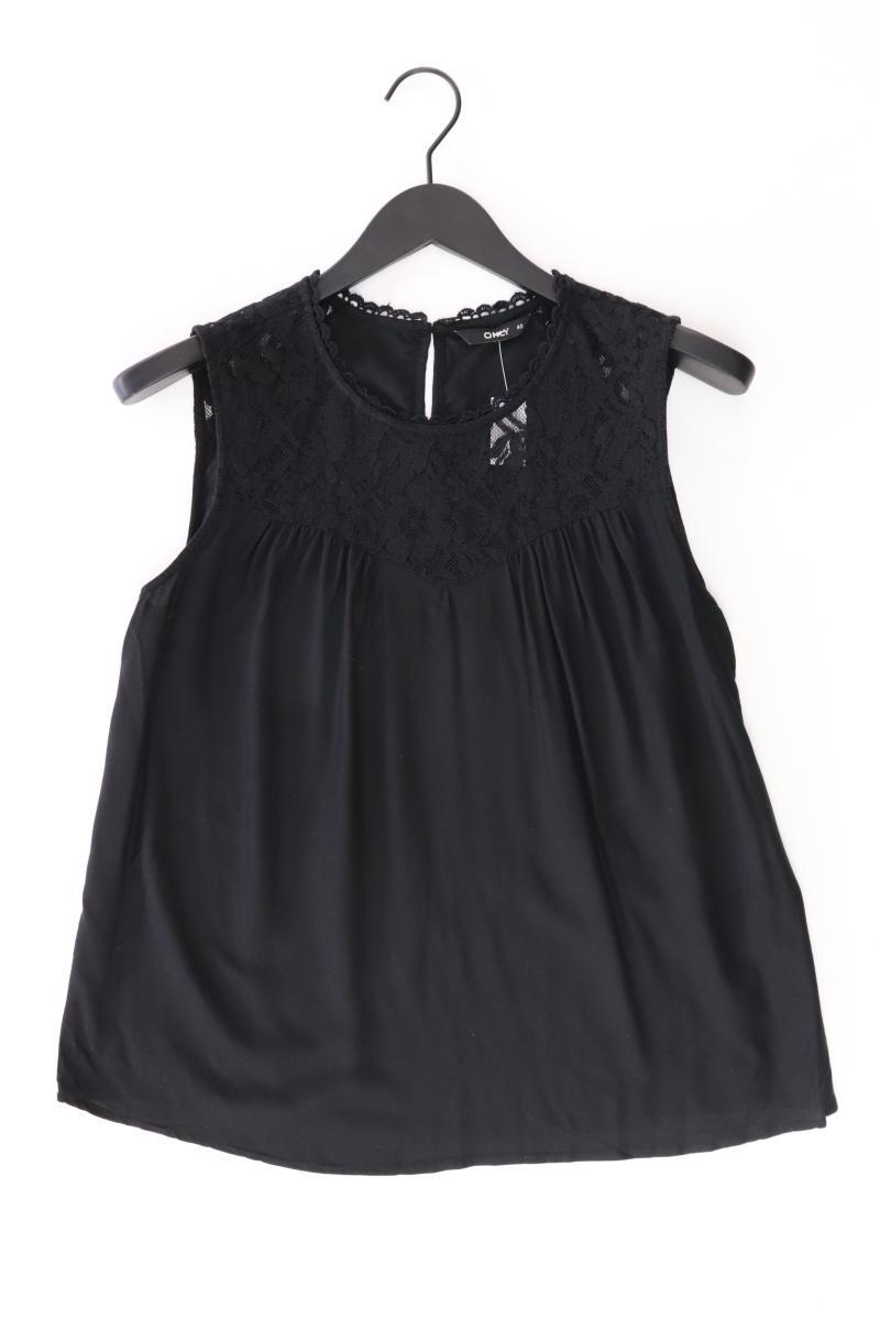 Only Ärmellose Bluse Gr. 40 schwarz aus Viskose