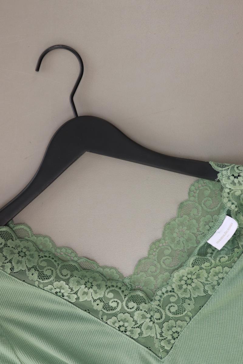 Mama Licious Shirt mit V-Ausschnitt Gr. XL Kurzarm grün