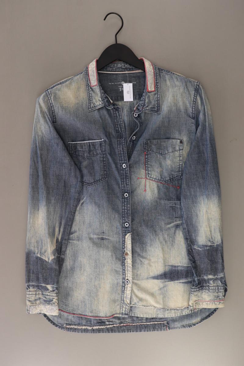 Tom Tailor (Denim) Jeanshemd für Herren Gr. L Langarm blau aus Baumwolle
