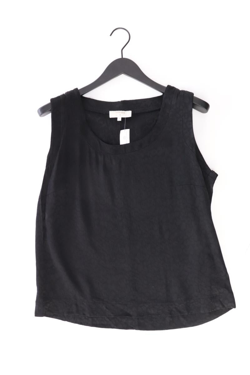 Cream Ärmellose Bluse Gr. 40 mit Tierdruck schwarz aus Viskose