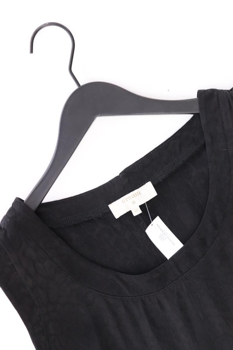Cream Ärmellose Bluse Gr. 40 mit Tierdruck schwarz aus Viskose