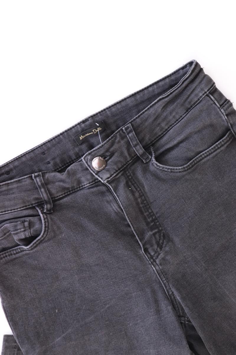 Massimo Dutti Skinny Jeans Gr. 36 schwarz aus Baumwolle