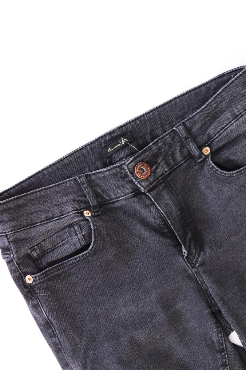 Massimo Dutti Skinny Jeans Gr. 36 schwarz aus Baumwolle