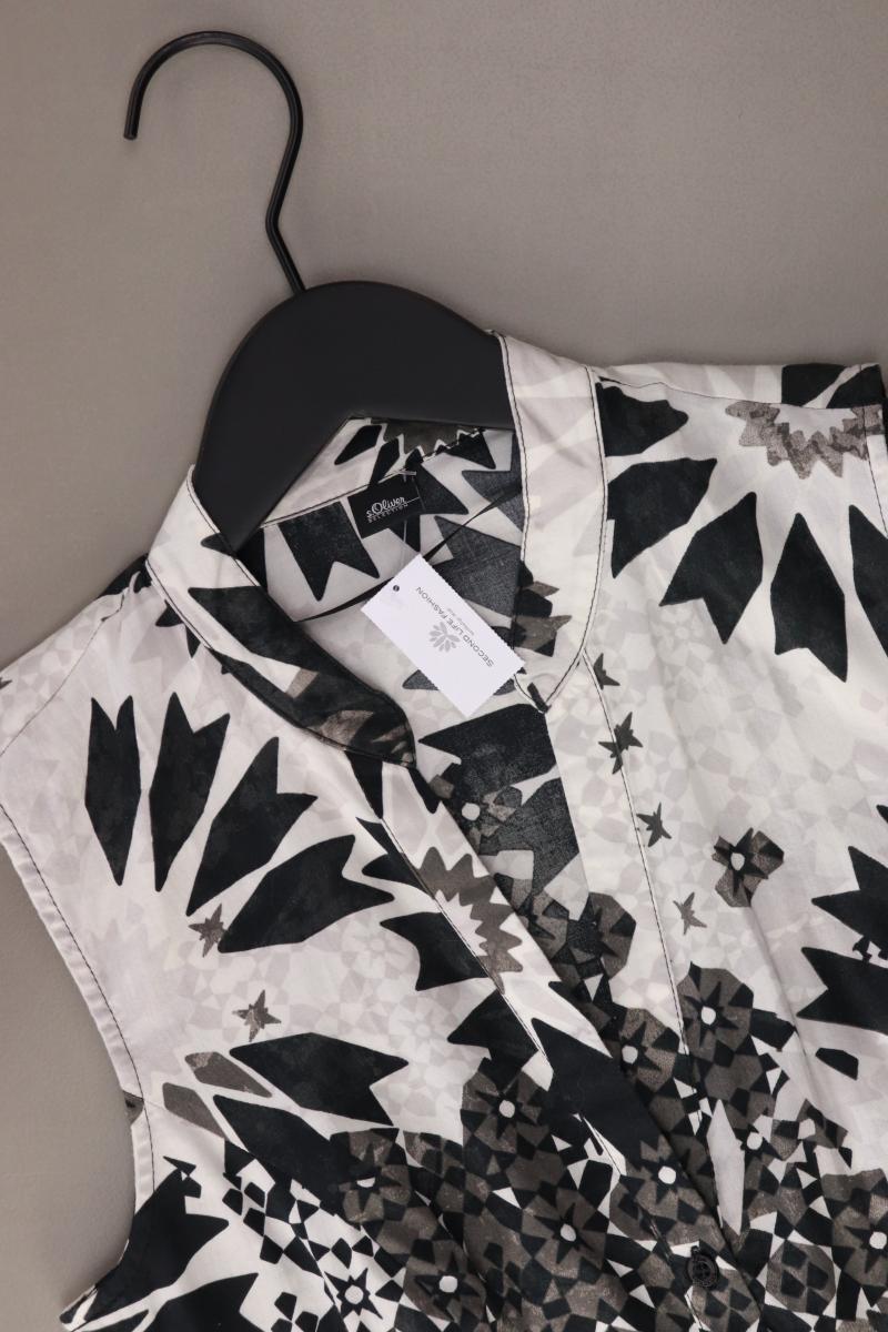 s.Oliver Ärmellose Bluse Gr. 36 schwarz