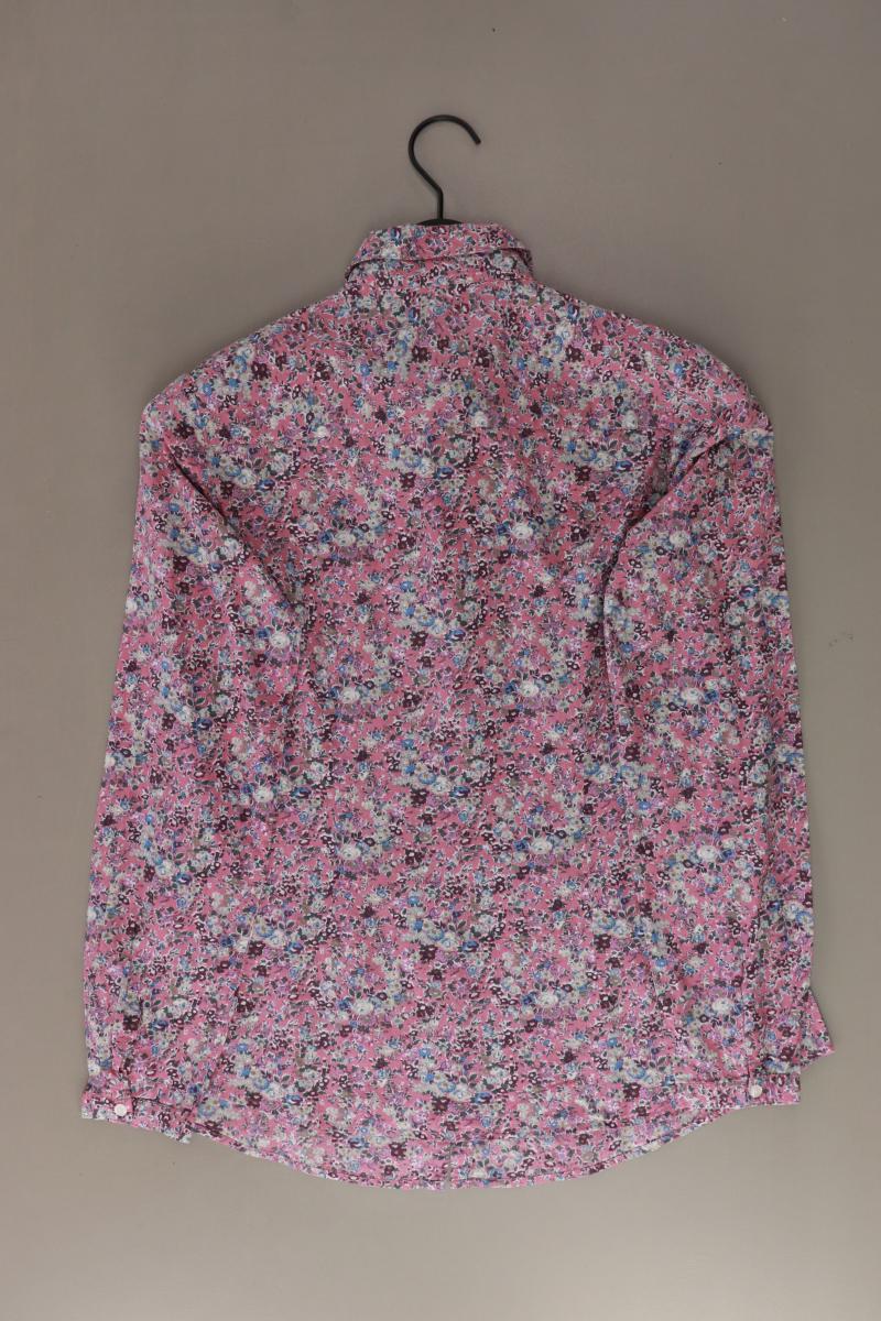 Basefield Langarmbluse Gr. S mit Blumenmuster rosa aus Baumwolle