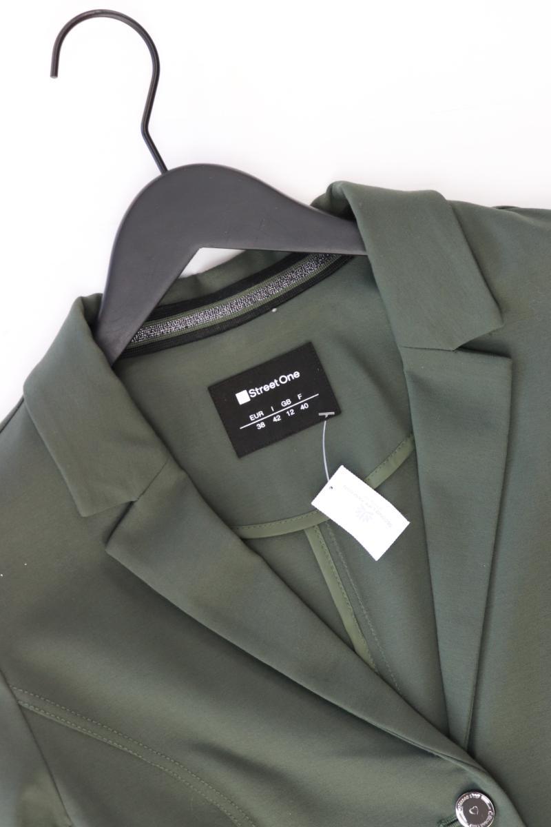 Street One Regular Blazer Gr. 38 neuwertig olivgrün aus Viskose