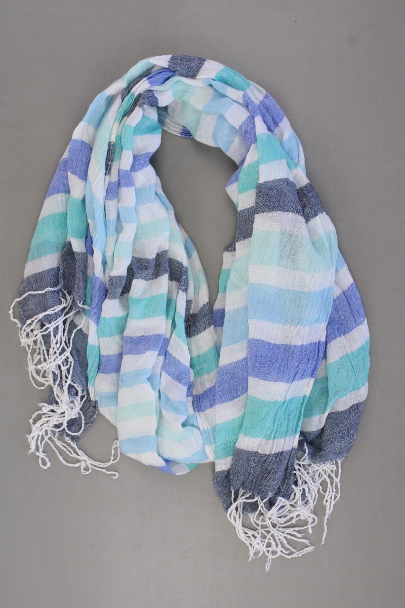 Tuch gestreift blau