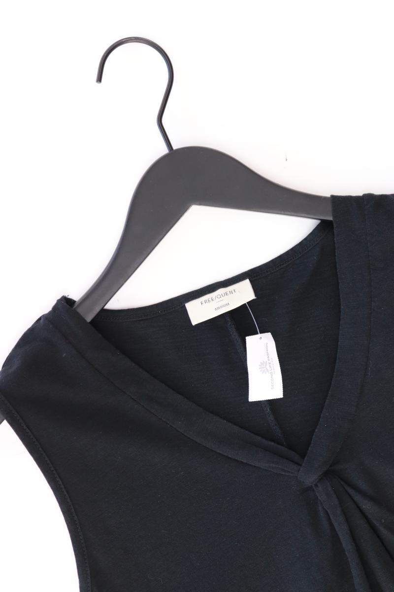 Free/Quent Midikleid Gr. M Ärmellos schwarz aus Baumwolle