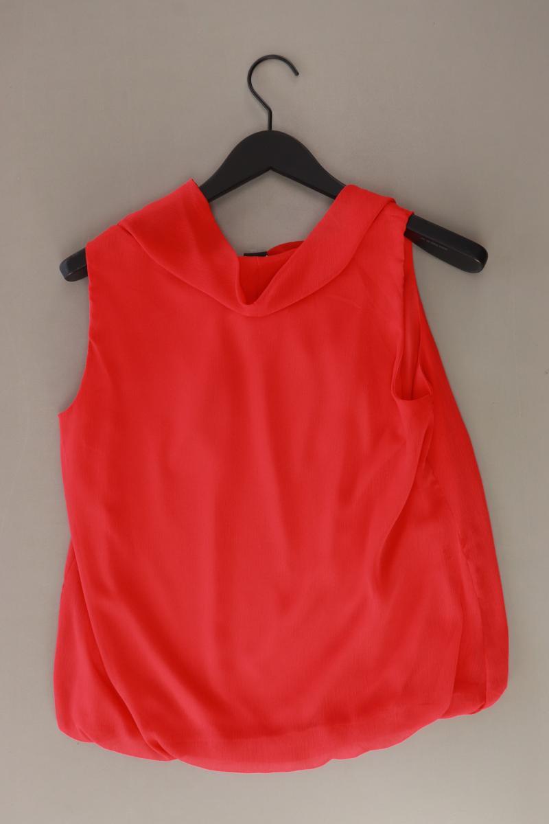 Best Connections Chiffonbluse Gr. 38 neuwertig Ärmellos rot aus Polyester