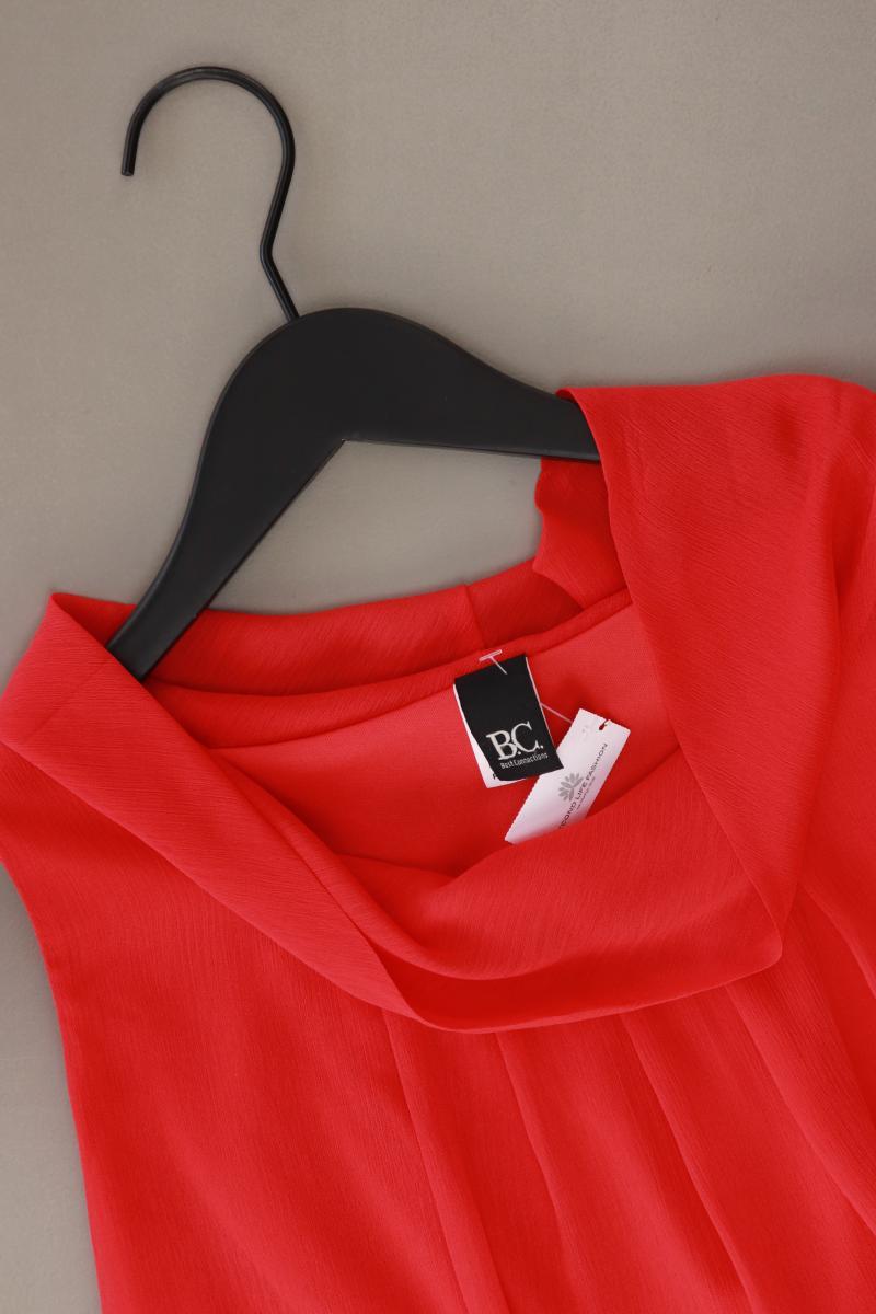 Best Connections Chiffonbluse Gr. 38 neuwertig Ärmellos rot aus Polyester