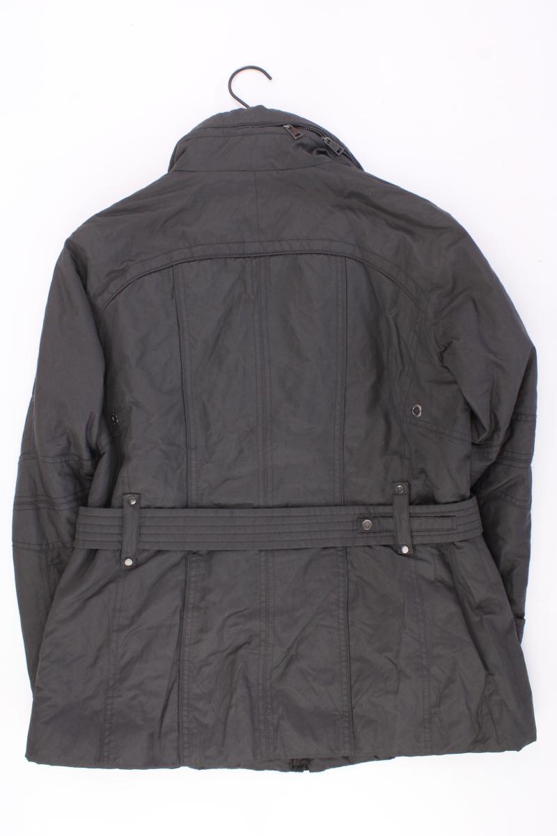 Fuchs Schmitt Regular Jacke Gr. 40 mit Gürtel grau aus Baumwolle