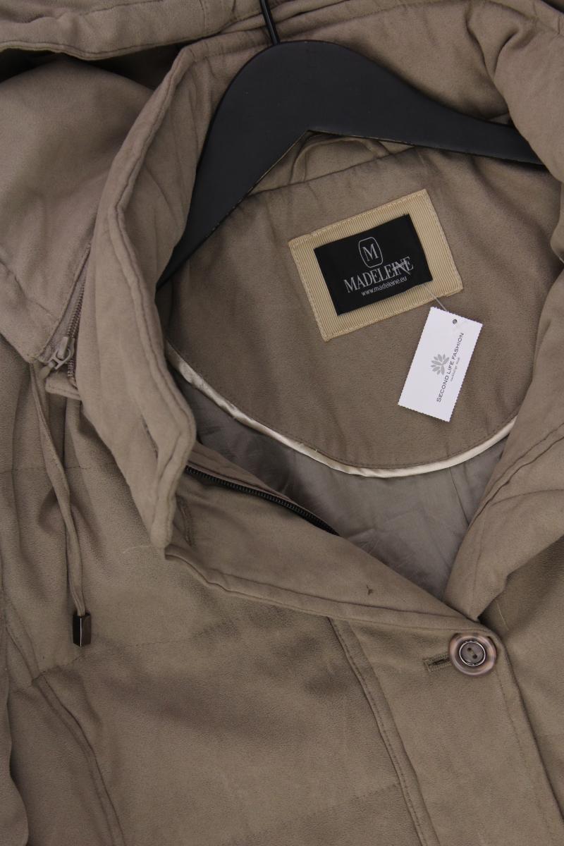 Madeleine Kapuzenmantel Gr. 40 braun aus Polyester