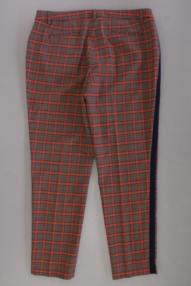 St. Emile Stoffhose Gr. 42 kariert neuwertig orange aus Polyester