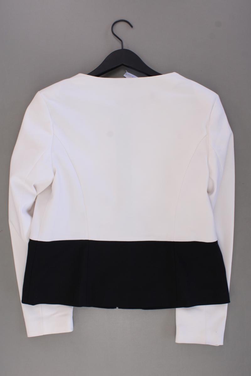 Oui Collection Blazer Gr. 42 creme aus Baumwolle