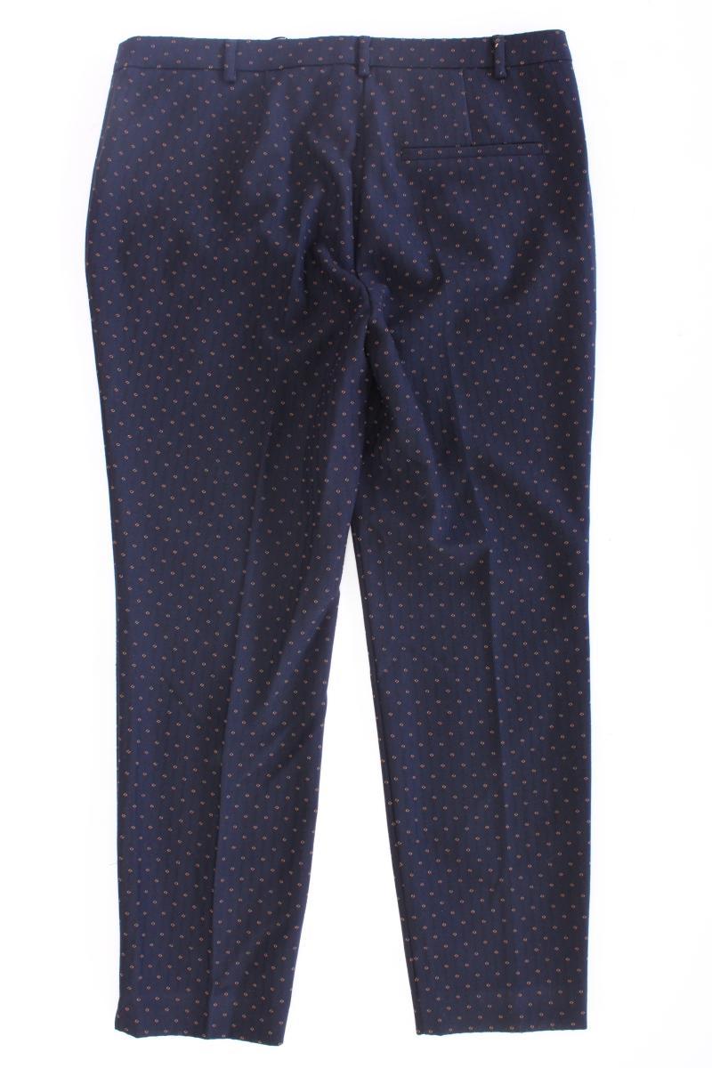 comma, Anzughose Gr. 42 blau aus Polyester