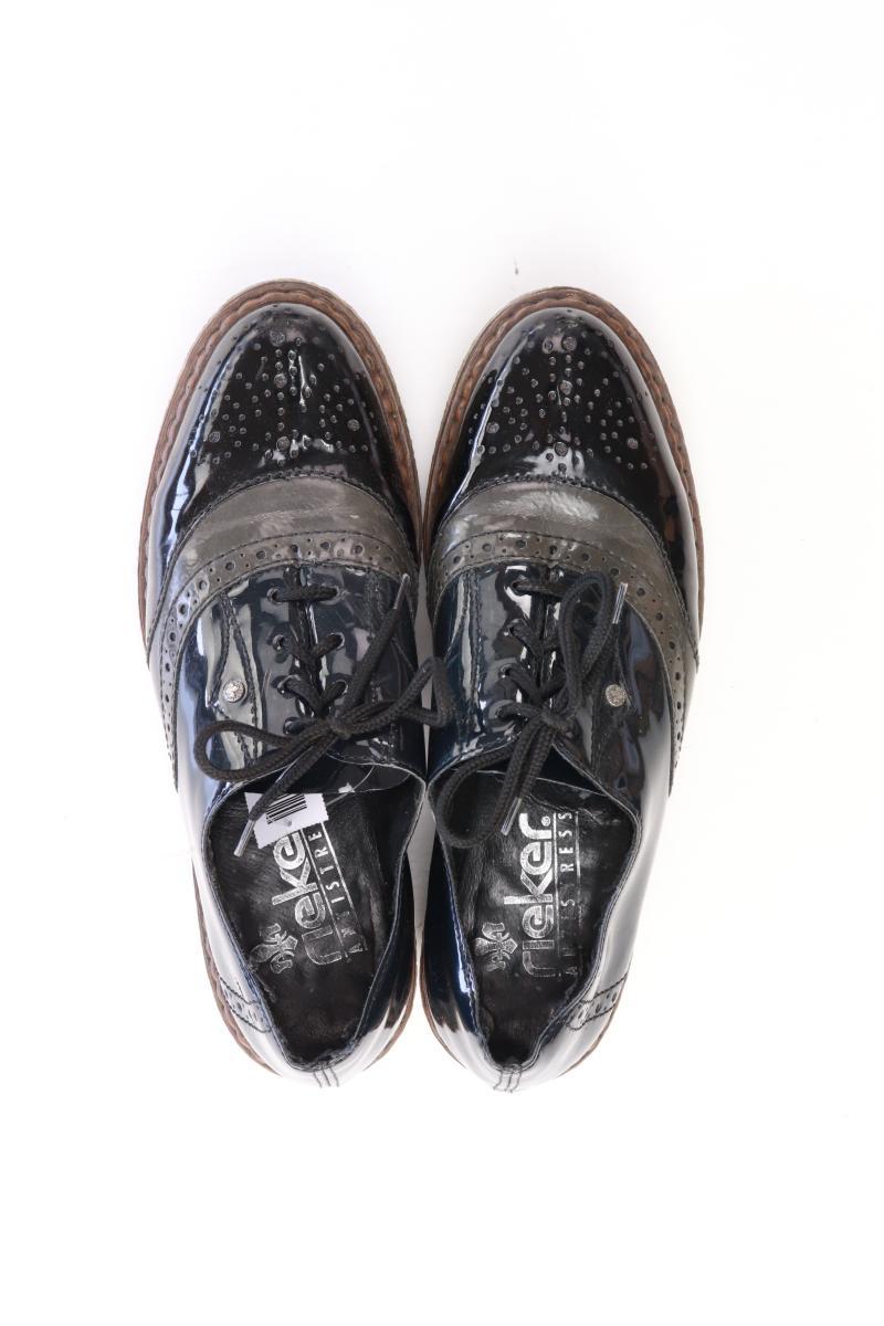 Rieker Schuhe Gr. 37 blau