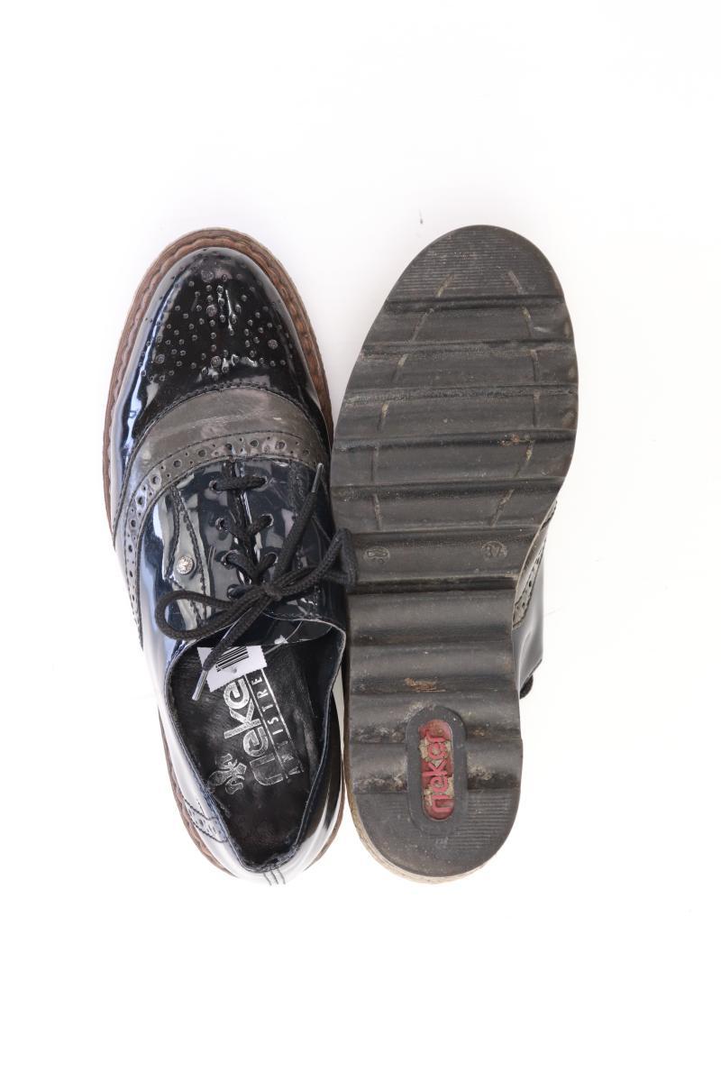 Rieker Schuhe Gr. 37 blau