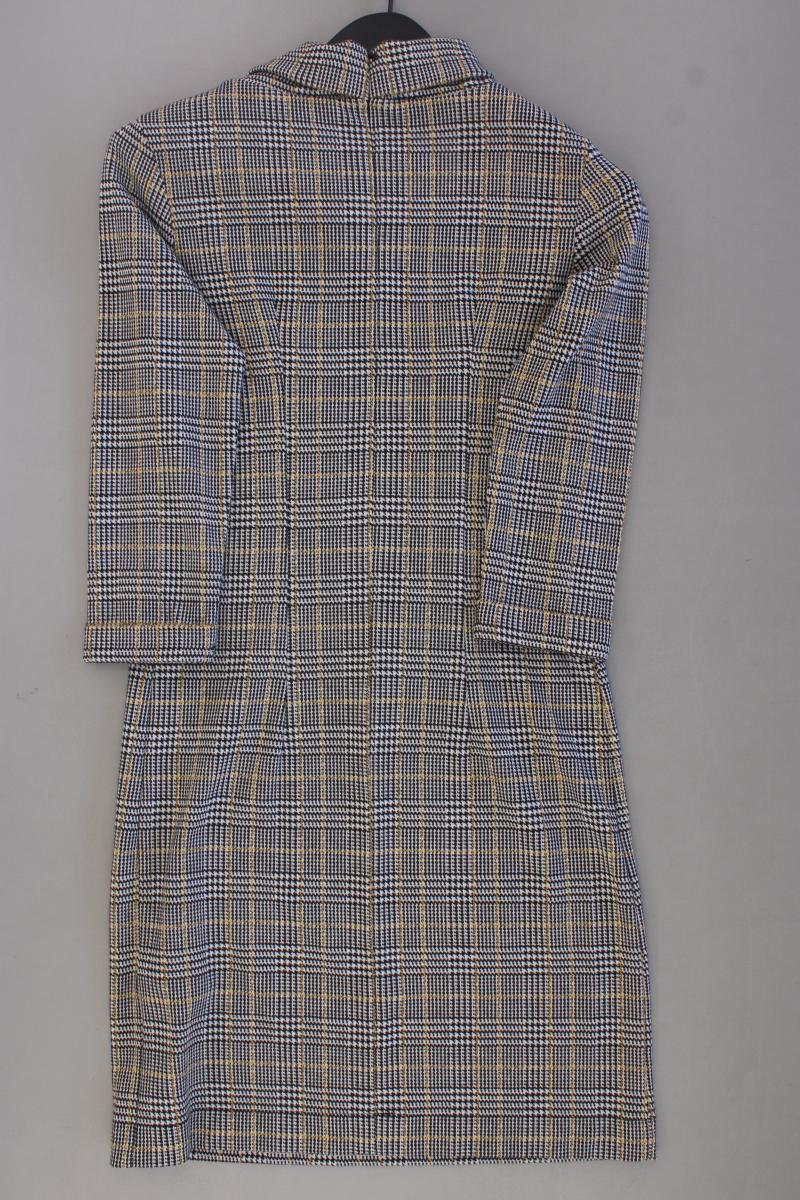 Tom Tailor Langarmkleid Gr. 38 hahnentritt neuwertig braun aus Polyester