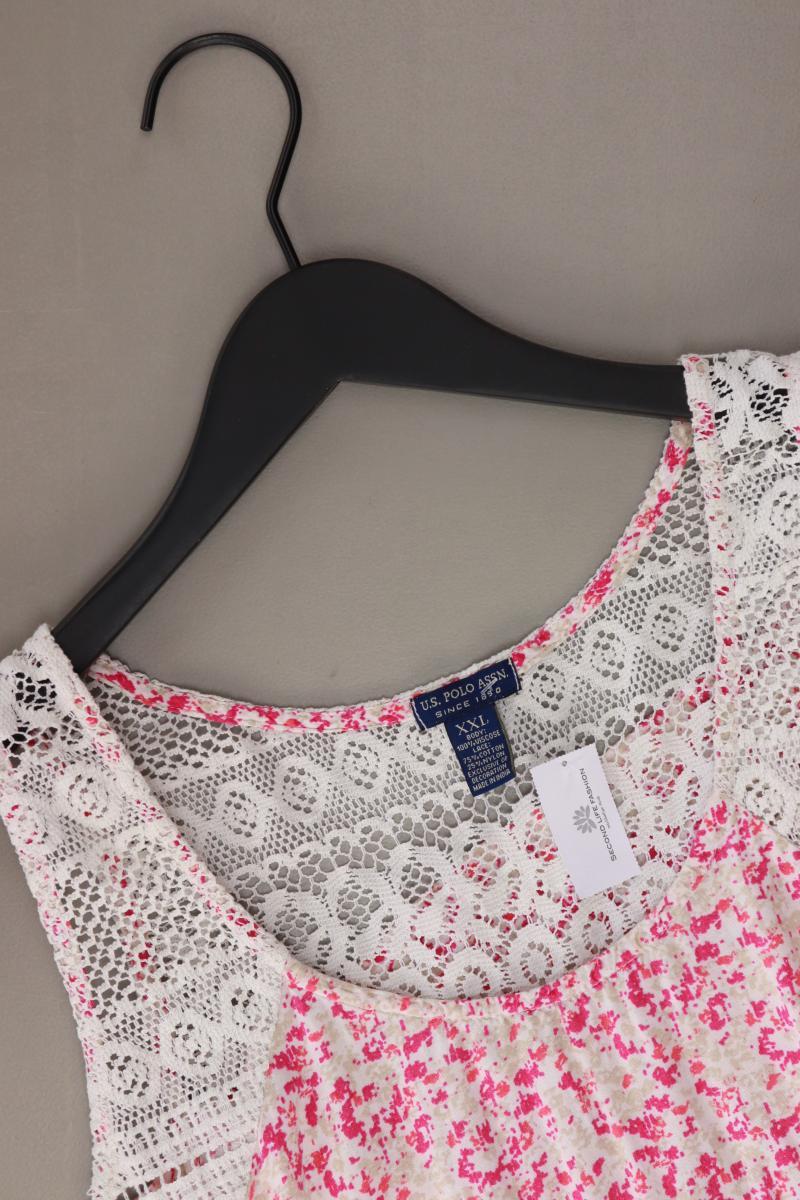 U.S. Polo Assn Ärmellose Bluse Gr. XXL pink aus Viskose