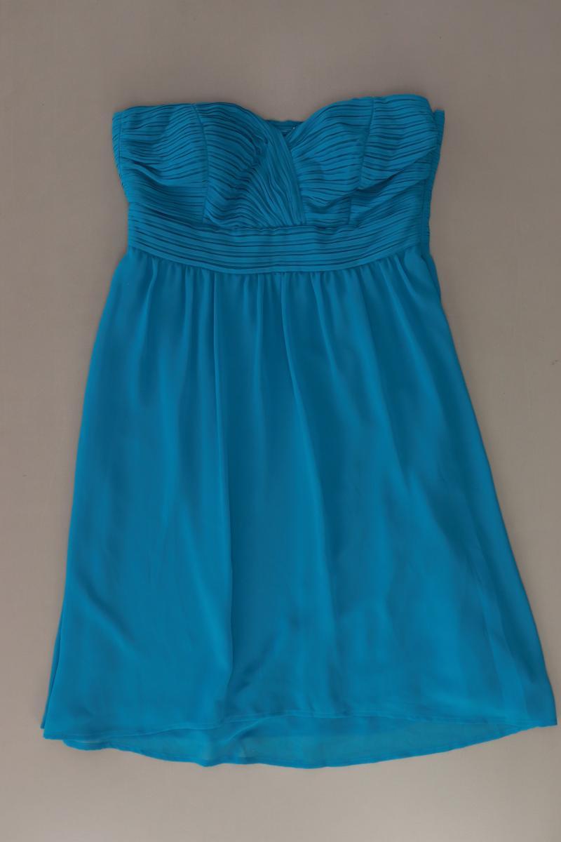 Esprit Bandeaukleid Gr. 36 Ärmellos blau aus Polyester