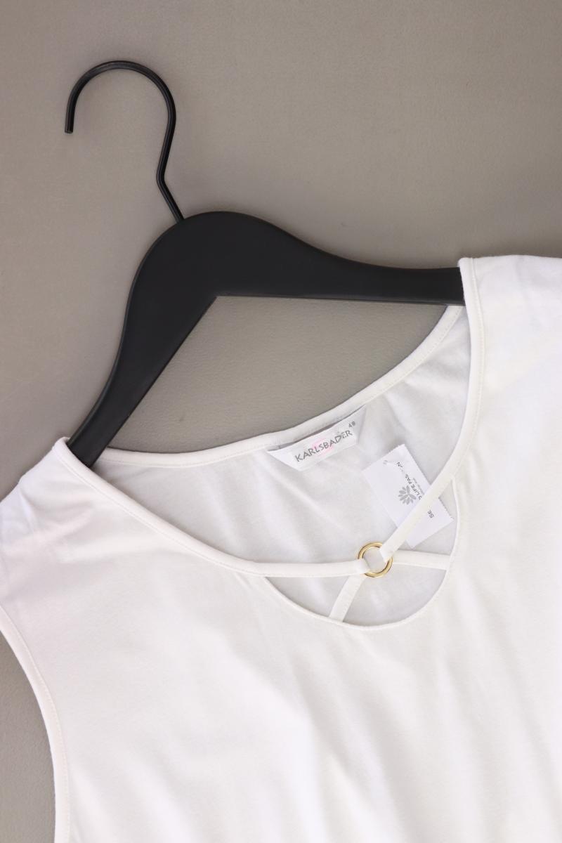 Karlsbader Trägertop Gr. 48 weiß aus Viskose