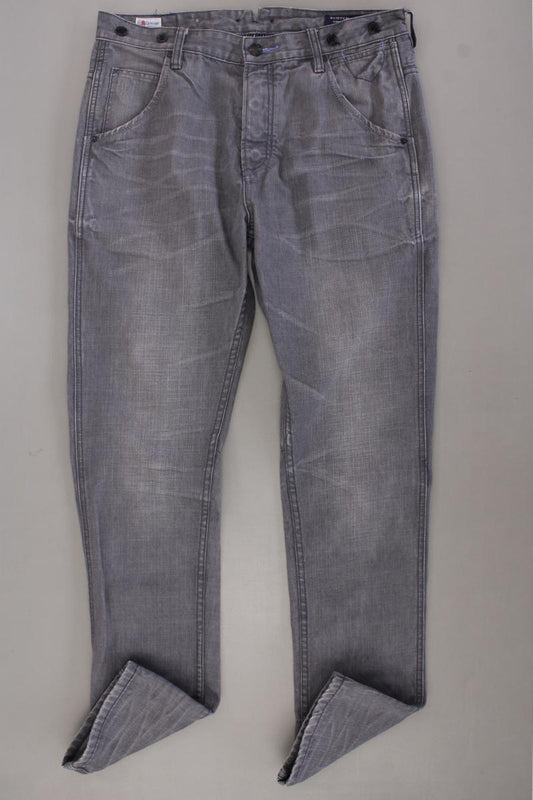 Scotch & Soda Straight Jeans für Herren Gr. W33/L34 grau aus Baumwolle