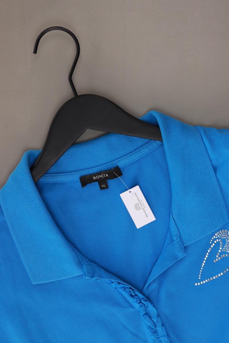 Bonita Polotop Gr. XXL neuwertig blau aus Baumwolle