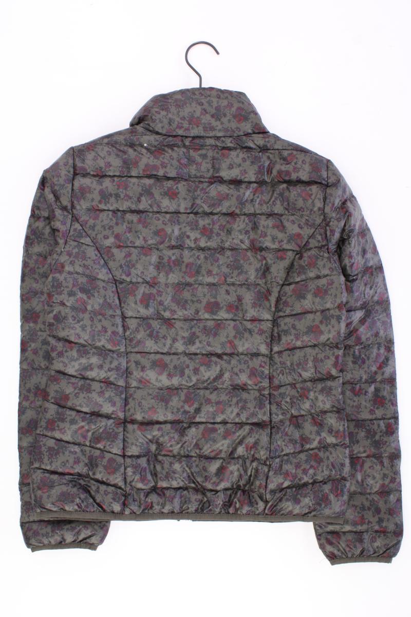 s.Oliver Daunenjacke Gr. 38 mit Blumenmuster neuwertig olivgrün aus Polyester