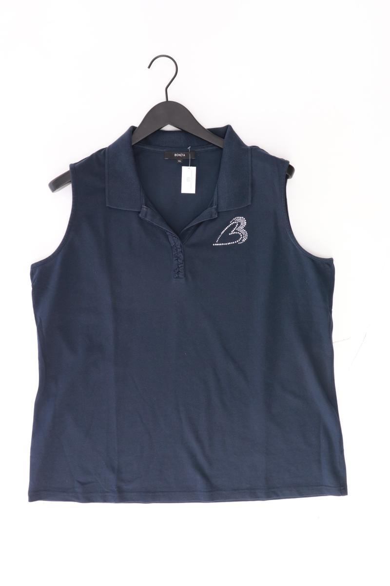 Bonita Polotop Gr. XXL blau aus Baumwolle