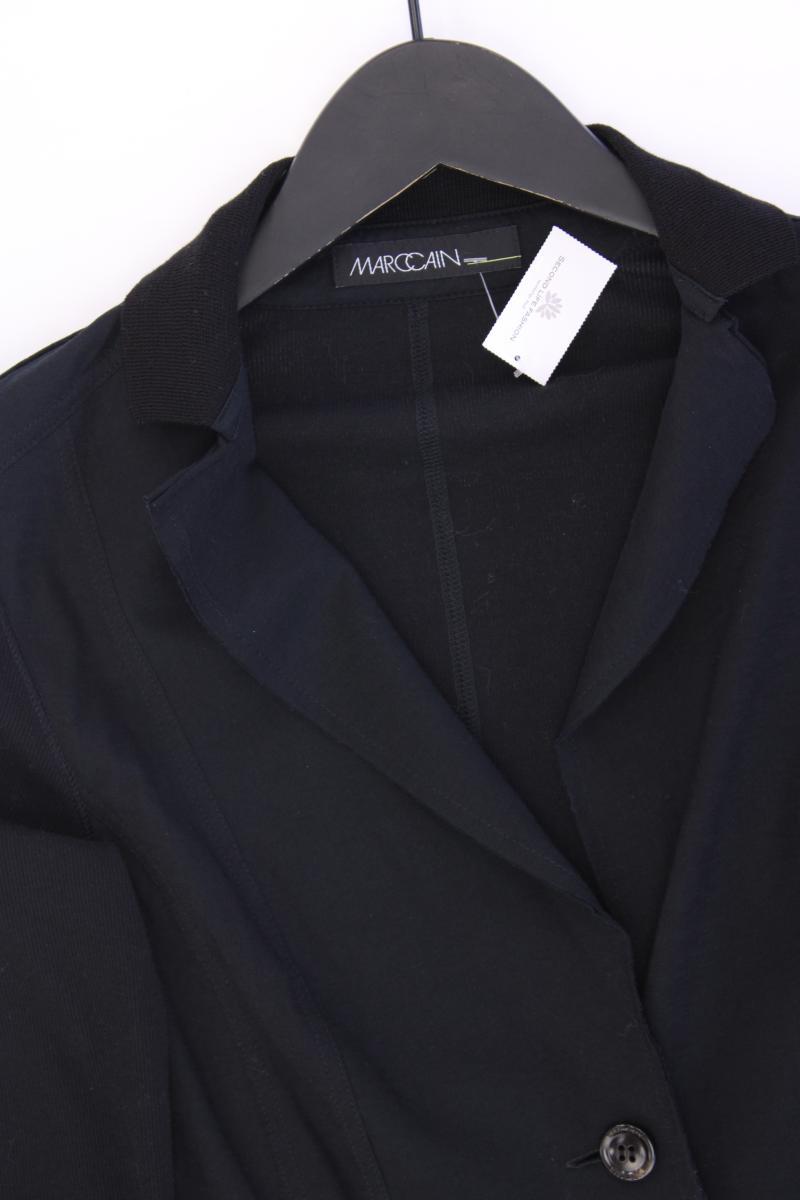 Marc Cain Slim Blazer Gr. 36 schwarz aus Baumwolle