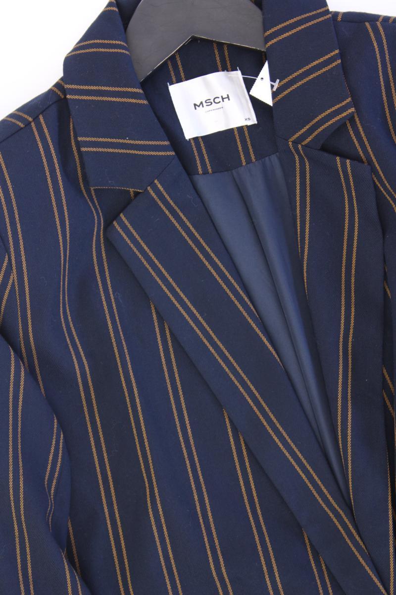 MSCH Copenhagen Longblazer Gr. XS gestreift blau aus Polyester