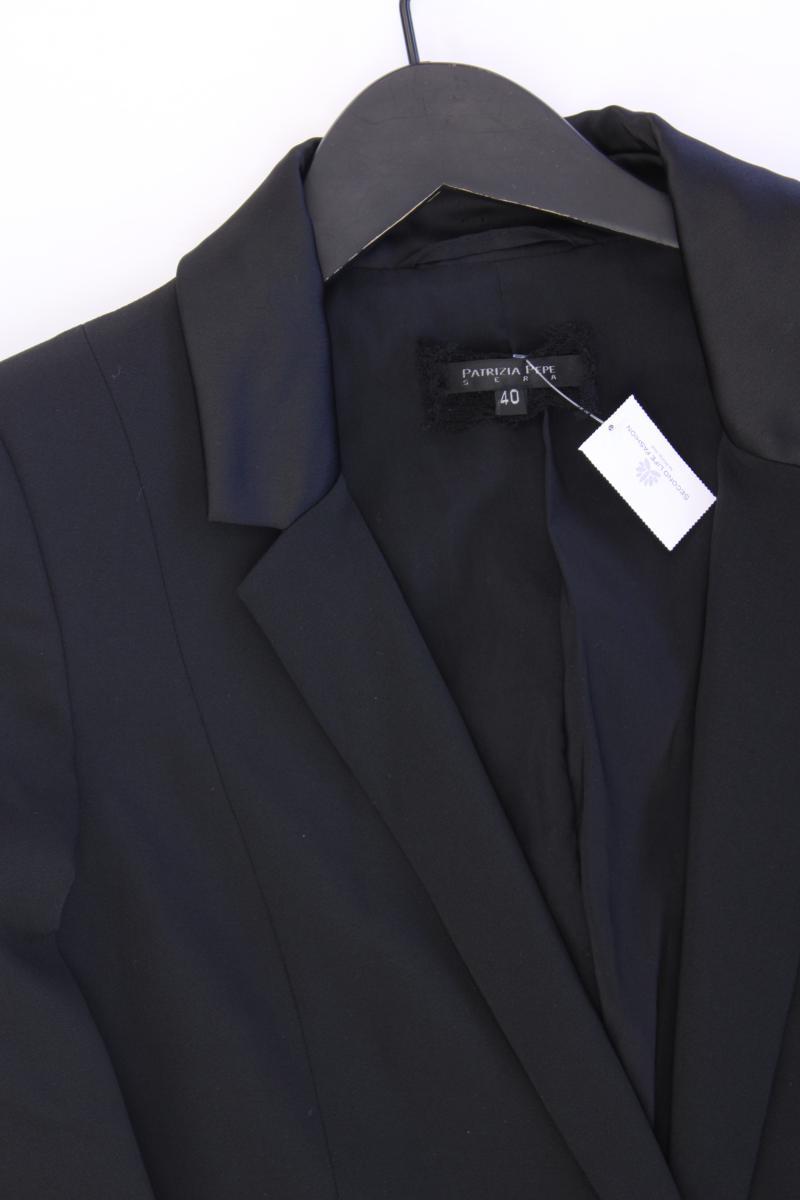 Patrizia Pepe Classic Blazer Gr. IT 40 (XS) neuwertig schwarz aus Viskose