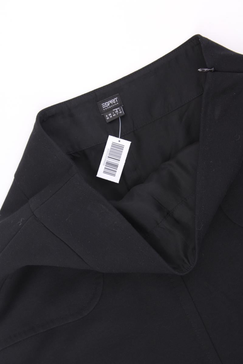 Esprit Collection Rock Gr. 36 schwarz aus Viskose