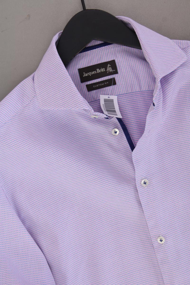 Jacques Britt Langarmhemd Custom Fit für Herren Gr. Hemdgröße 39 mehrfarbig