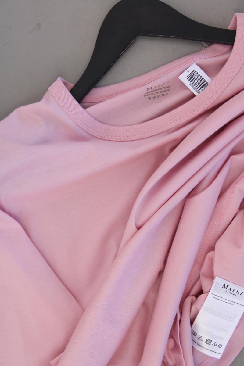 MAERZ München T-Shirt für Herren Gr. 54 neuwertig Kurzarm rosa aus Baumwolle