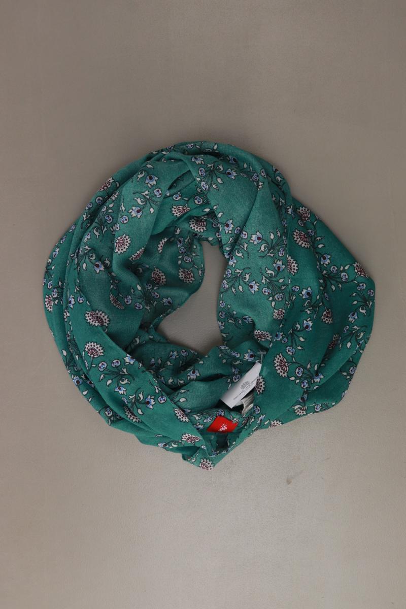 s.Oliver Tuch mit Blumenmuster grün aus Polyester