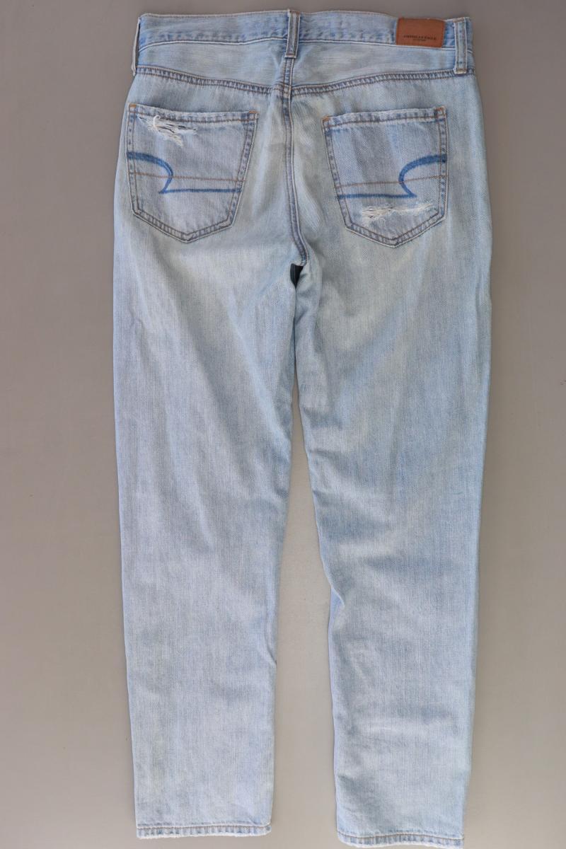 American Eagle Outfitters Straight Jeans Gr. UK 8 (XS) blau aus Baumwolle