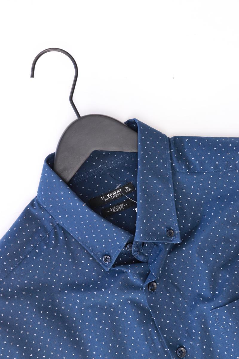 LC Waikiki Kurzarmhemd für Herren Gr. XL blau aus Baumwolle