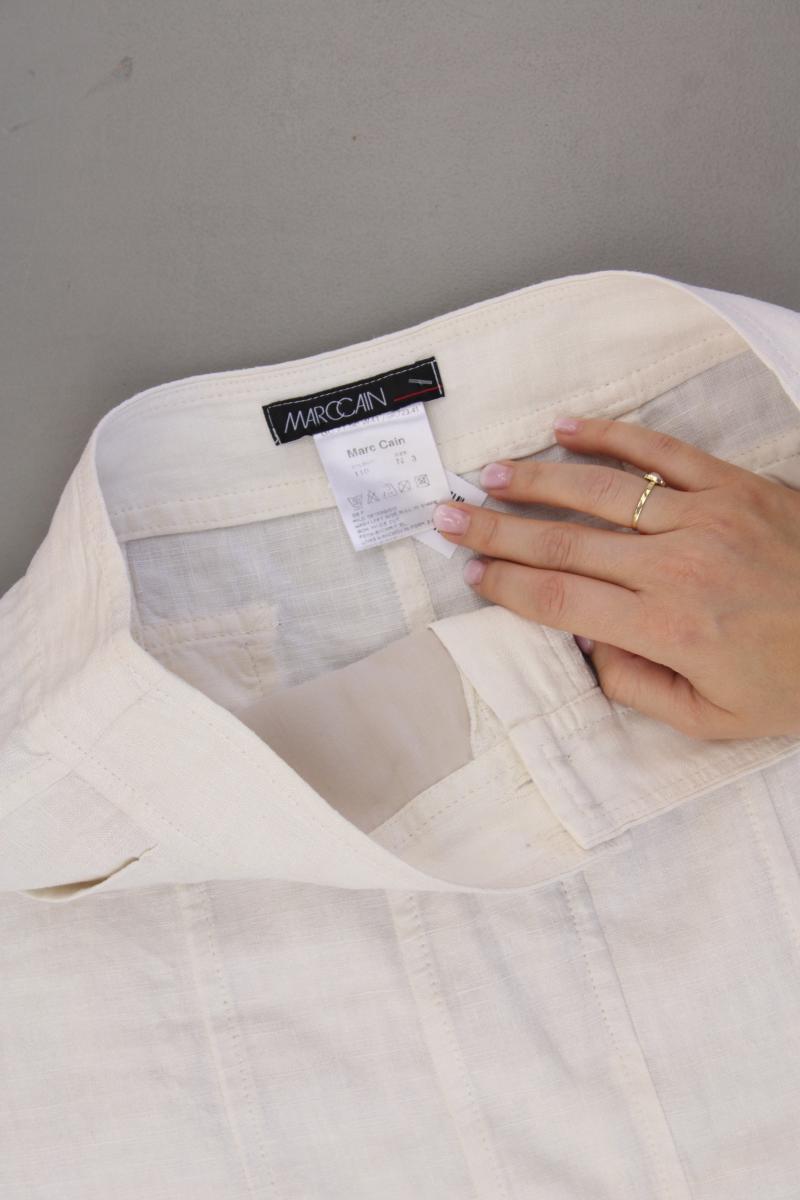 Marc Cain Leinenrock Gr. 38 creme