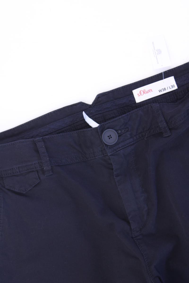 s.Oliver 7/8 Hose Gr. 38/L30 blau aus Baumwolle