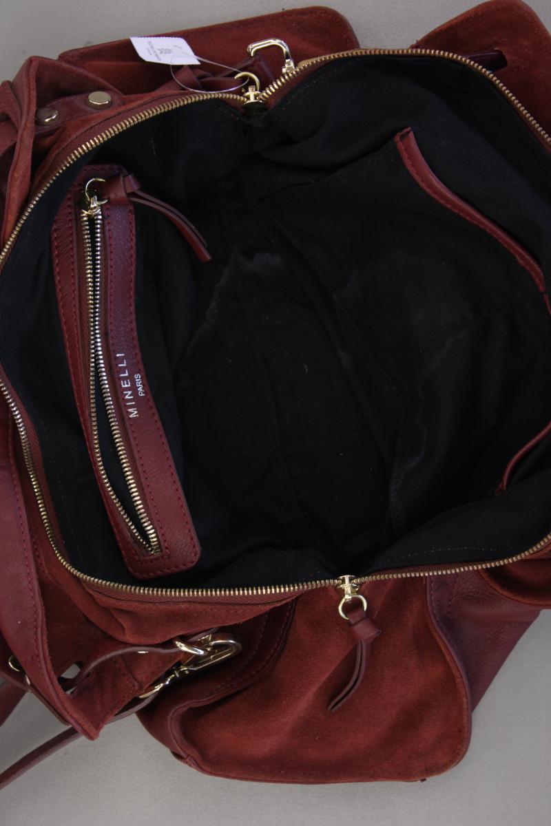 minelli Henkeltasche rot aus Leder