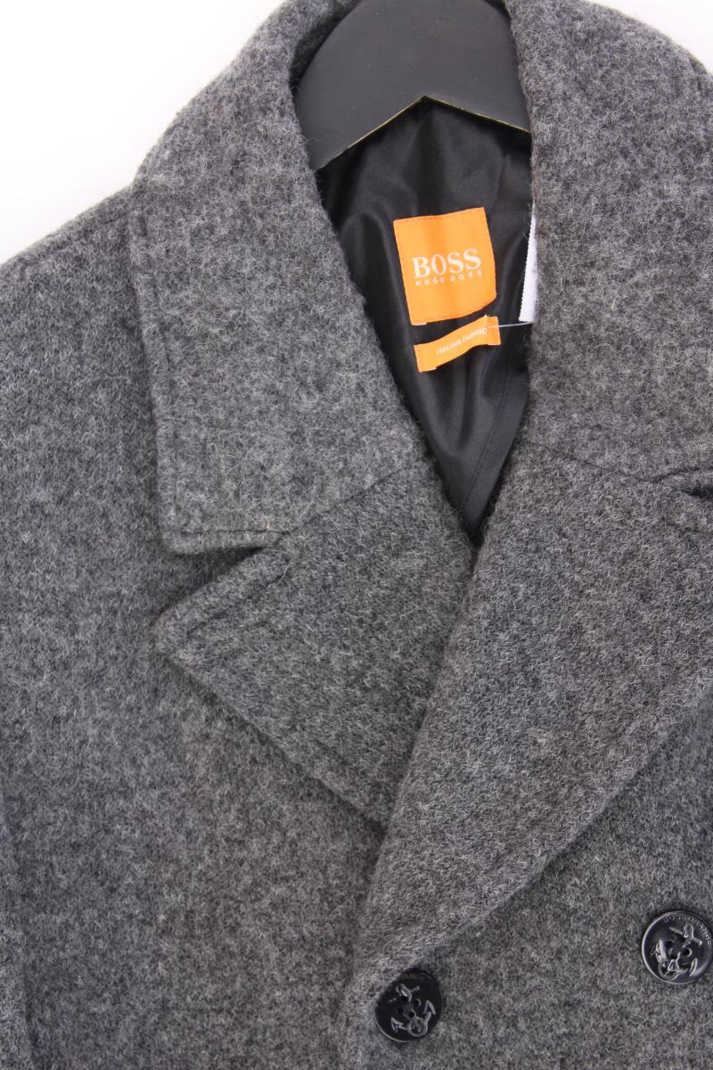 BOSS Orange Wolljacke für Herren Gr. 50 grau aus Schurwolle