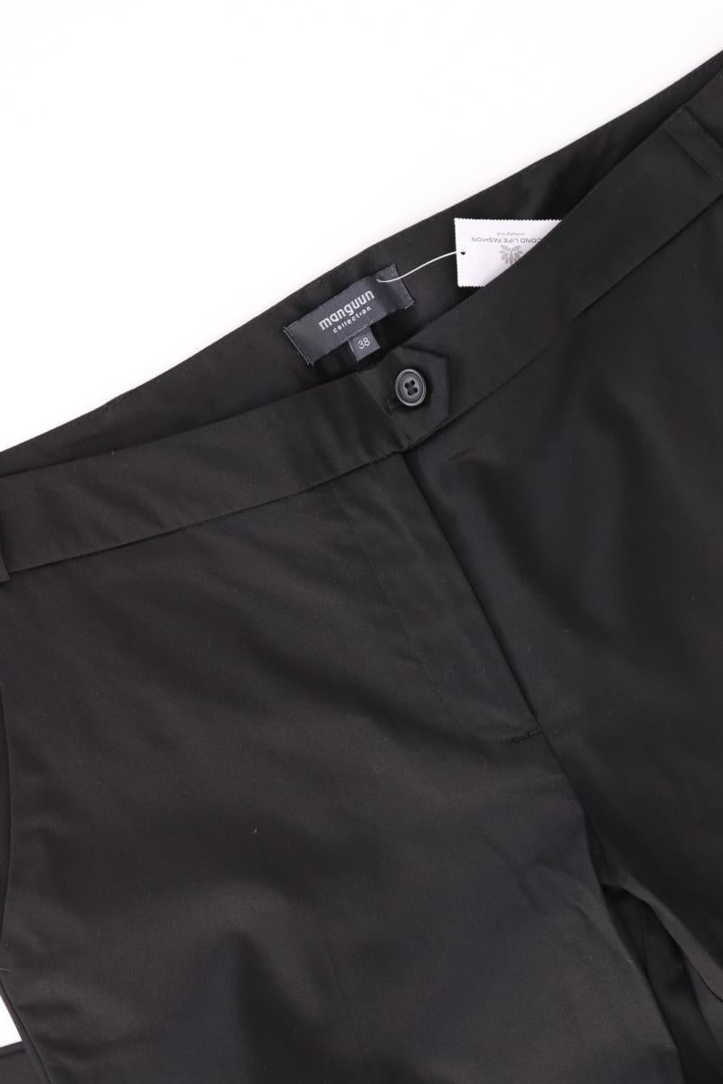 Manguun Stoffhose Gr. 38 schwarz aus Baumwolle