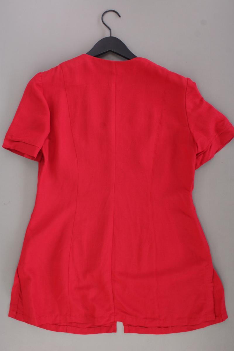 AUST Kurzarmbluse Gr. 42 Vintage rot