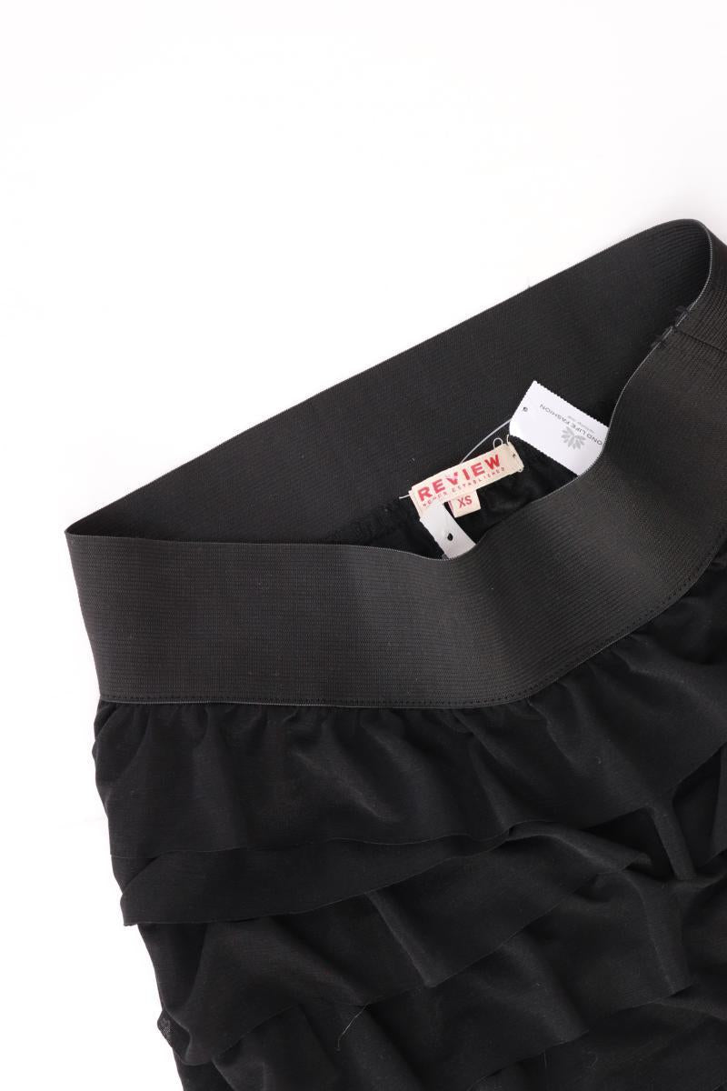 Review Kurzer Rock Gr. S neu mit Etikett schwarz aus Polyester
