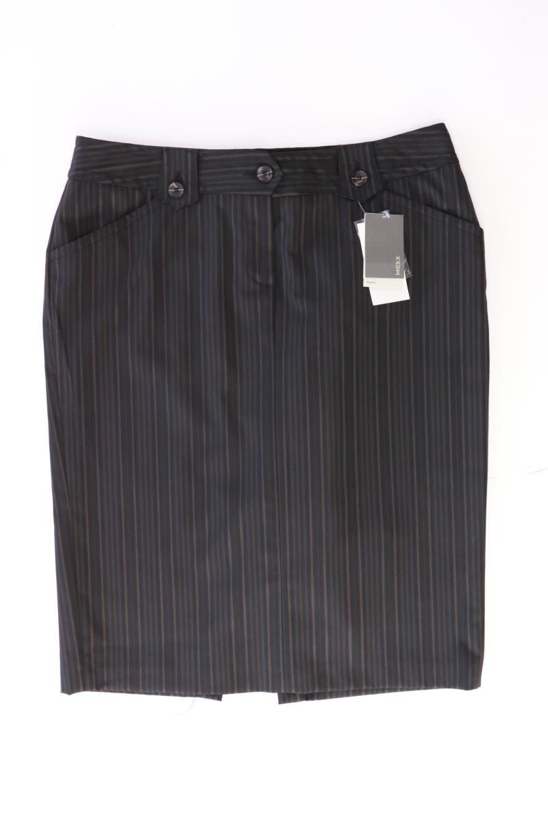 Mexx Bleistiftrock Gr. 40 gestreift neu mit Etikett Vintage schwarz