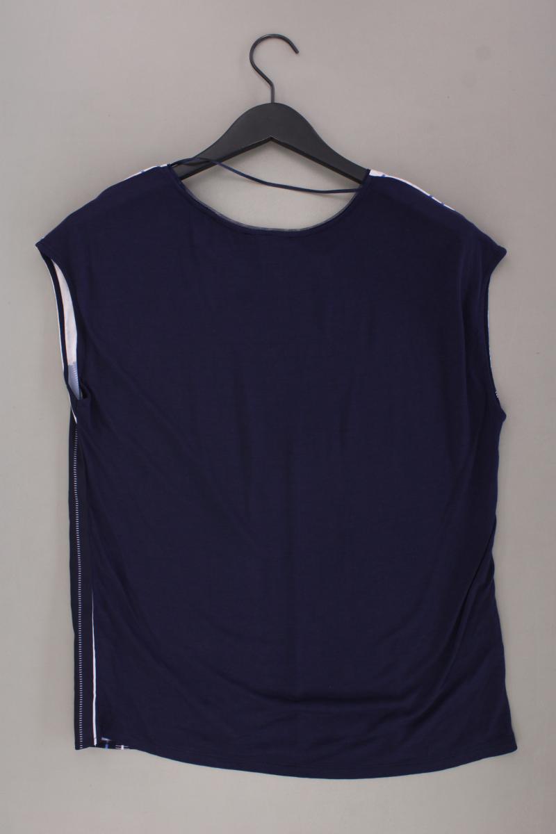 Esprit Kurzarmbluse Gr. M neuwertig blau aus Polyester