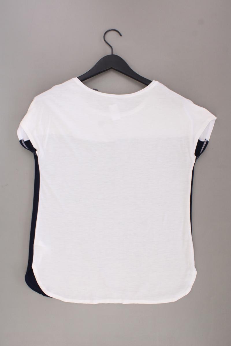 Esprit Kurzarmbluse Gr. S blau aus Polyester