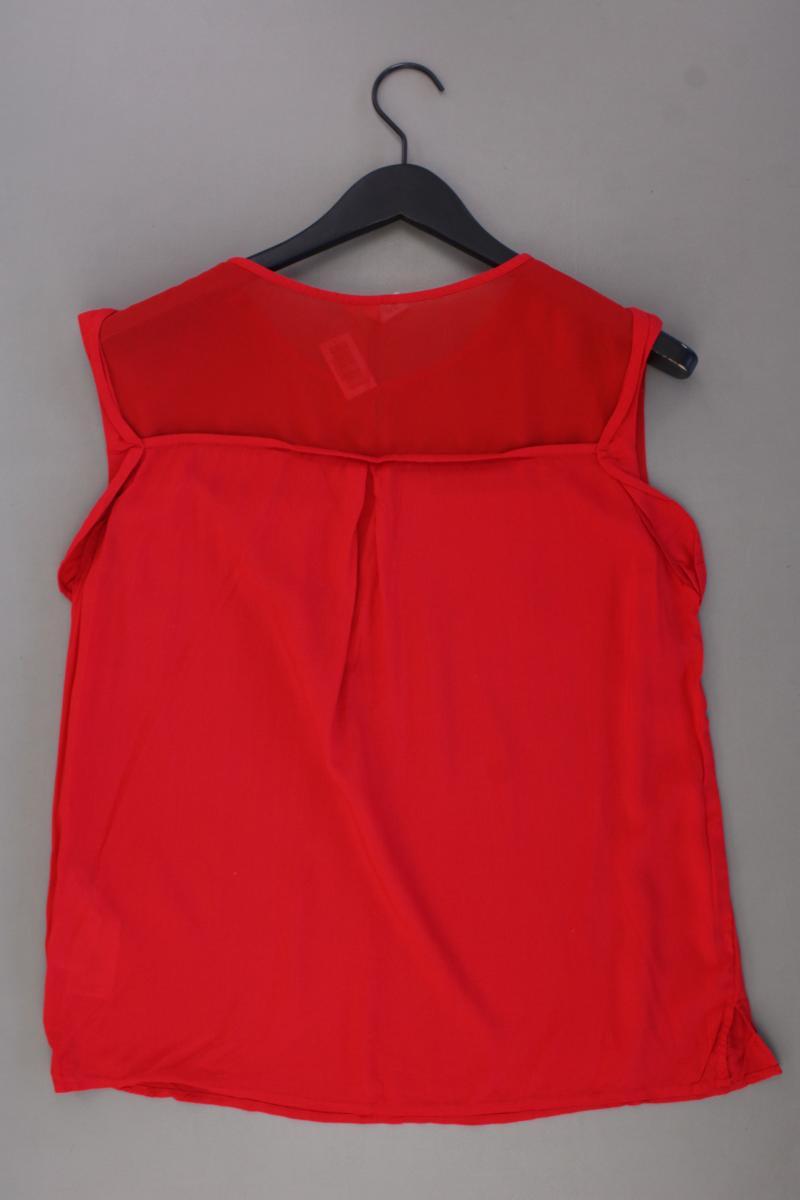 QS by s.Oliver Ärmellose Bluse Gr. 38 neuwertig rot aus Viskose