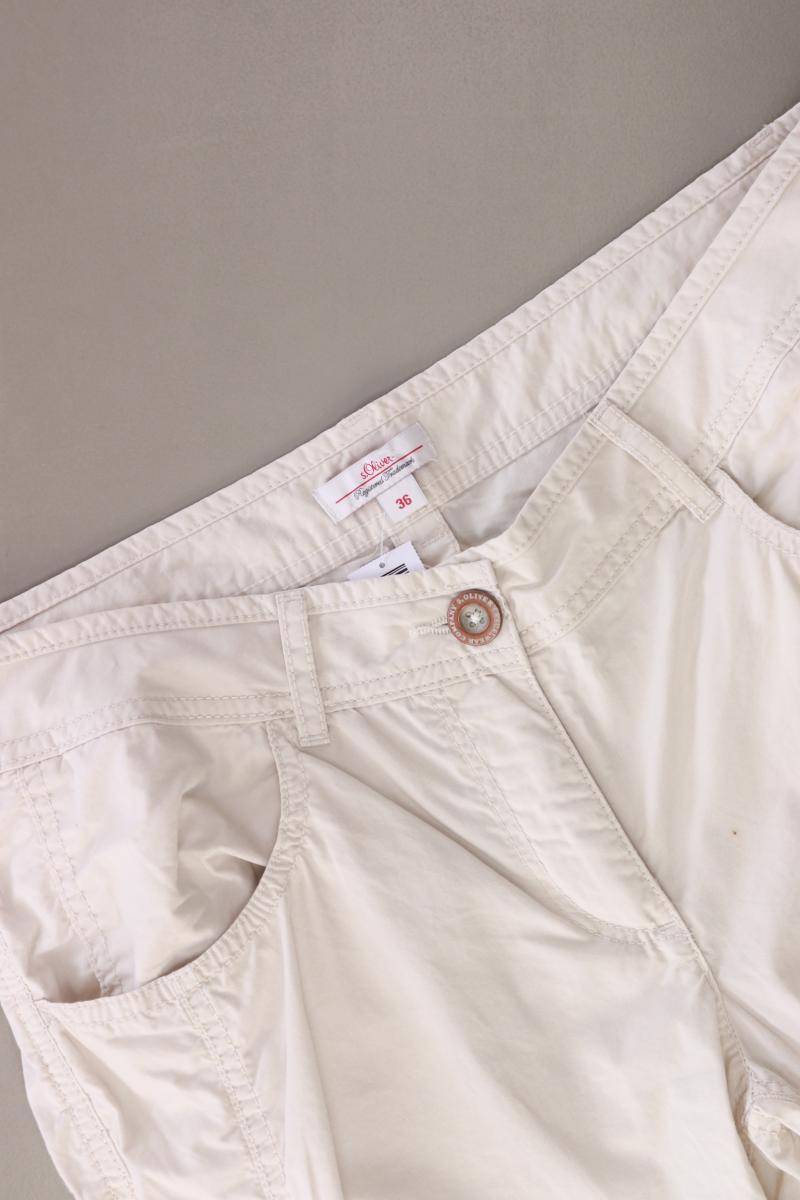 s.Oliver 7/8 Hose Gr. 36 creme aus Baumwolle